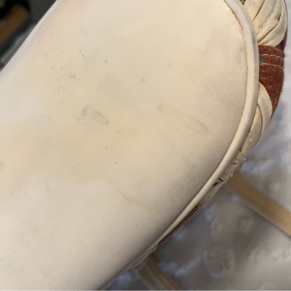 Patchwork Quilted Fabric Two Handle Tote Bag Purse - Picture 10 of 10